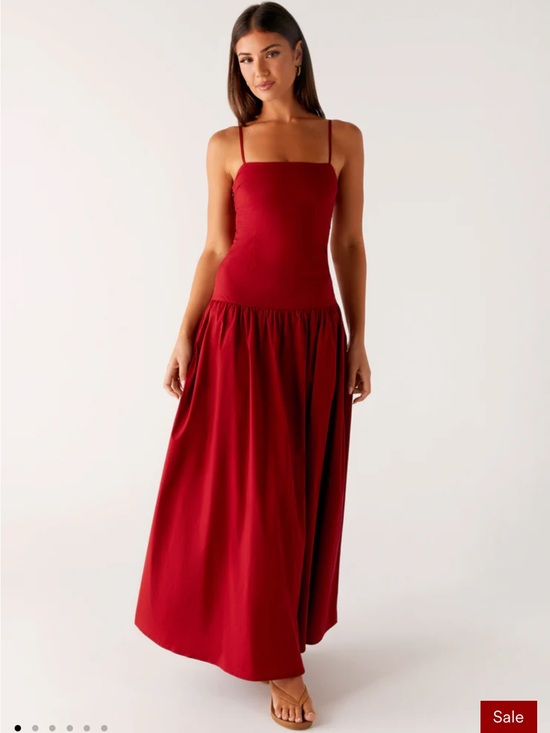 Peppermayo Dresses & Skirts - peppermayo vince cami maxi dress in red